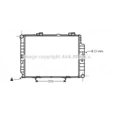 MSA2287 AVA QUALITY COOLING Радіатор охолодження двигуна