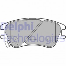 LP2062 DELPHI Комплект гальмівних колодок дисковий гальм