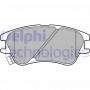 LP2062 DELPHI Комплект гальмівних колодок дисковий гальм