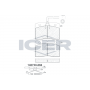 140730-066 ICER Комплект гальмівних колодок дисковий гальм