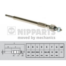 J5719012 NIPPARTS Свічка розжарювання