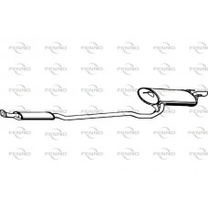 P6836 FENNO Глушник вихлопних газів кінцевий