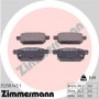 25258.145.1 ZIMMERMANN Комплект гальмівних колодок дисковий гальм