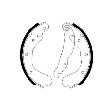 0 986 487 213 BOSCH Комплект гальмівних колодок