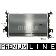 CR 422 000P MAHLE Радіатор охолодження двигуна