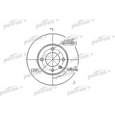 PBD1516 PATRON Гальмівний диск