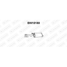 BW10188 VENEPORTE Глушник вихлопних газів кінцевий