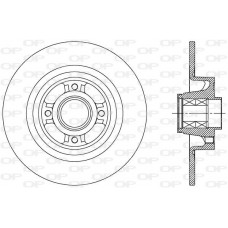 BDA2427.30 OPEN PARTS Гальмівний диск