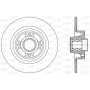 BDA2427.30 OPEN PARTS Гальмівний диск