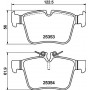 8DB 355 021-831 HELLA PAGID Комплект гальмівних колодок дисковий гальм