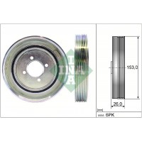 WG1254368 WILMINK GROUP Ремінний шків колінчастий вал