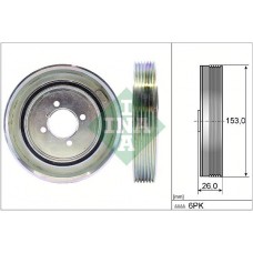 WG1254368 WILMINK GROUP Ремінний шків колінчастий вал