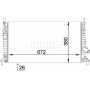 CR 1351 000P MAHLE Радіатор охолодження двигуна