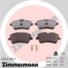 23144.995.1 ZIMMERMANN КомплеК т гальмівних колодок, дискове гальмо