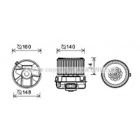 PE8369 AVA QUALITY COOLING Вентилятор салону