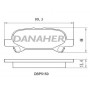 DBP5150 DANAHER Комплект гальмівних колодок дисковий гальм