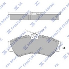 SP4053 Hi-Q Комплект гальмівних колодок дисковий гальм