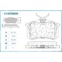 C12CR0020 CWORKS Комплект гальмівних колодок дисковий гальм