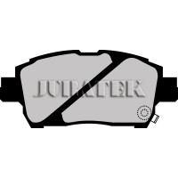 JCP1392 JURATEK Комплект гальмівних колодок дисковий гальм