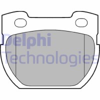 LP777 DELPHI Комплект гальмівних колодок дисковий гальм