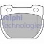 LP777 DELPHI Комплект гальмівних колодок дисковий гальм