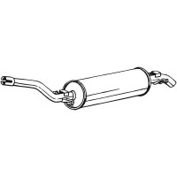 278-013 BOSAL Глушник вихлопних газів кінцевий