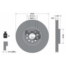 BDS1407HC BENDIX Braking Гальмівний диск