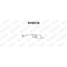 RV05128 VENEPORTE Глушник вихлопних газів кінцевий