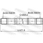 0212-MR20CVT2WD FEBEST Привідний вал