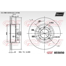 855050 MAXTECH Гальмівний диск