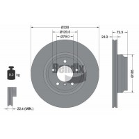 BDS1212HC BENDIX Braking Гальмівний диск