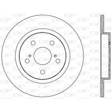 BDR2523.10 OPEN PARTS Гальмівний диск