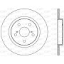 BDR2523.10 OPEN PARTS Гальмівний диск