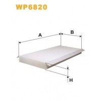 WP6820 WIX FILTERS Фільтр повітря у внутрішньому просторі