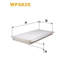 WP6820 WIX FILTERS Фільтр повітря у внутрішньому просторі