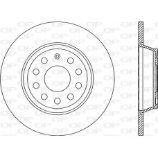 BDA2263.10 OPEN PARTS Гальмівний диск