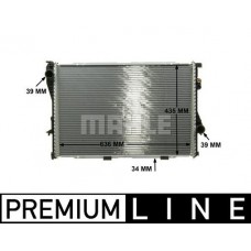 CR 242 000P MAHLE Радіатор охолодження двигуна