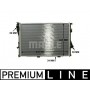 CR 242 000P MAHLE Радіатор охолодження двигуна