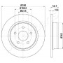 DP-0302 JAPANPARTS Гальмівний диск