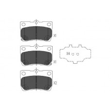 KBP-9083 KAVO PARTS КомплеК т гальмівних колодок, дискове гальмо