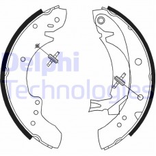 LS1712 DELPHI Комплект гальмівних колодок
