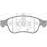 BPA1248.10 OPEN PARTS Комплект гальмівних колодок дисковий гальм