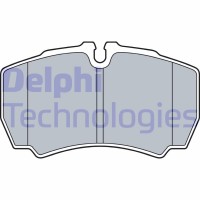 LP3573 DELPHI КомплеК т гальмівних колодок, дискове гальмо