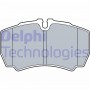 LP3573 DELPHI КомплеК т гальмівних колодок, дискове гальмо