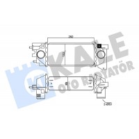 350960 KALE OTO RADYATÖR Интеркулер