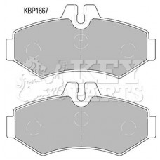 KBP1667 KEY PARTS Комплект гальмівних колодок дисковий гальм