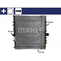 CR 1436 000S MAHLE Радіатор охолодження двигуна