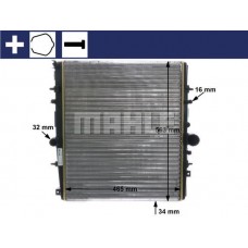 CR 1436 000S MAHLE Радіатор охолодження двигуна