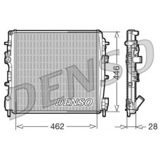 DRM23018 DENSO Радіатор охолодження двигуна