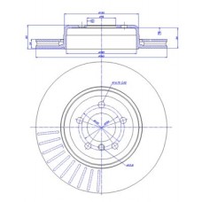 142.1075 CAR Гальмівний диск